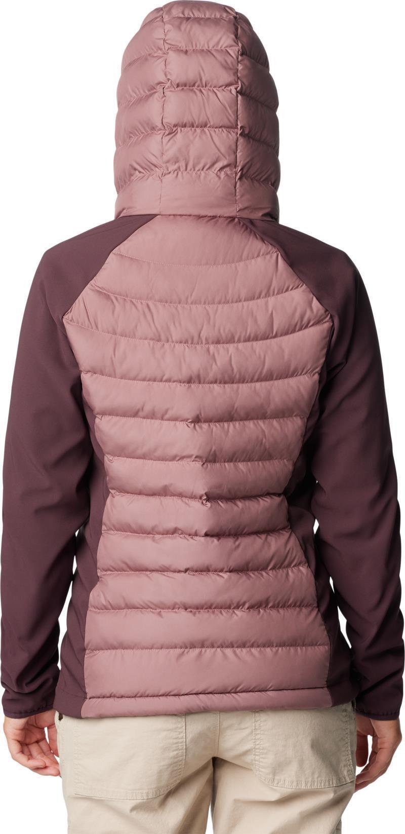 Powder Lite II Hybrid Hooded Jacket - Womens - Fig / Moonvista 2