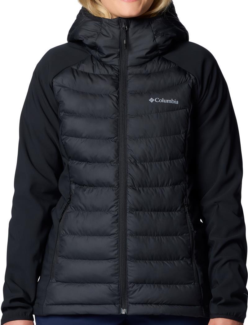 Powder Lite II Hybrid Hooded Jacket - Womens - black 1