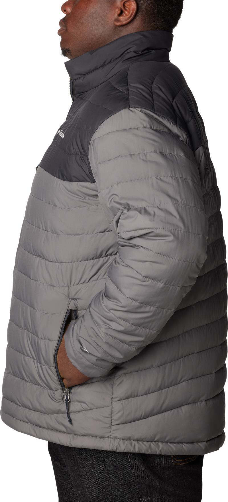 Powder Lite II Jacket, Extended - Mens - city grey / shark 1