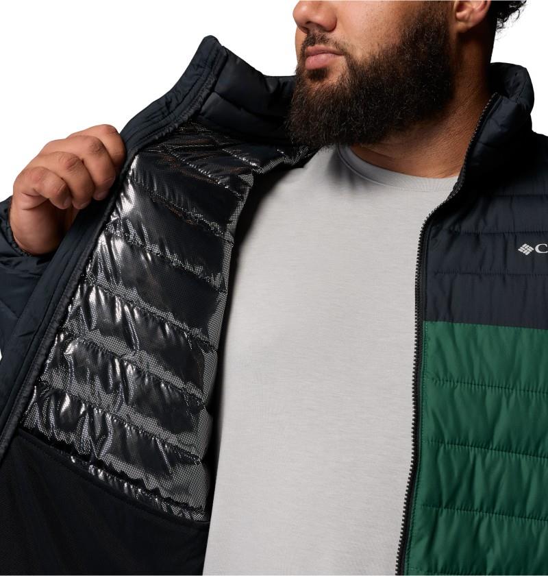 Powder Lite II Jacket, Extended - Mens - rain forest / black 1