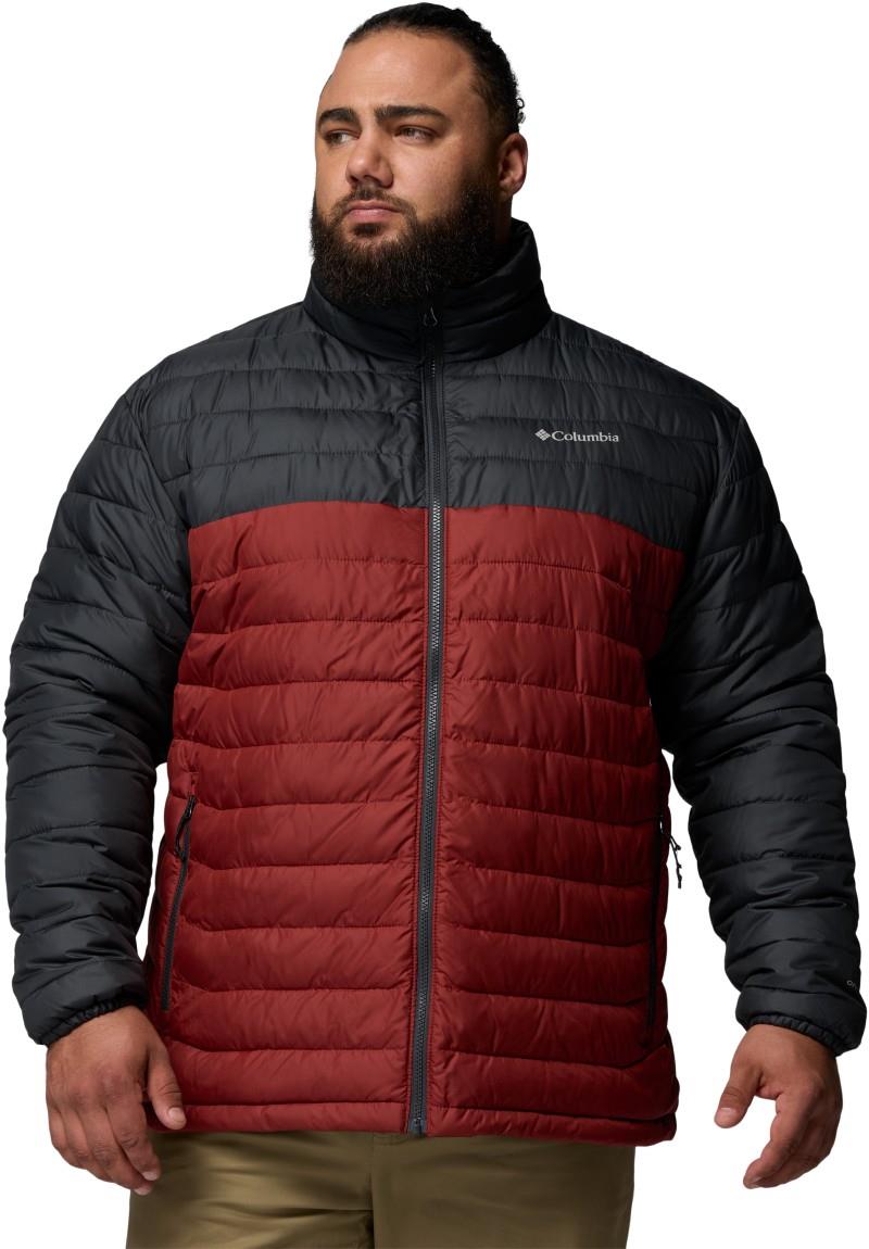 Powder Lite II Jacket, Extended - Mens - red oxide / shark 1