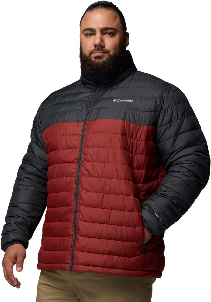 Powder Lite II Jacket, Extended - Mens - red oxide / shark 1