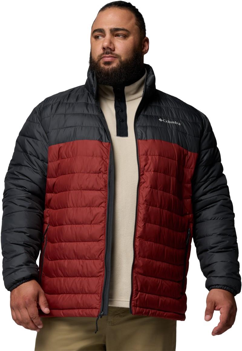 Powder Lite II Jacket, Extended - Mens - red oxide / shark 1