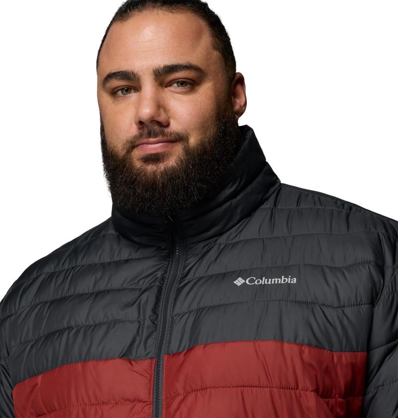 Powder Lite II Jacket, Extended - Mens - red oxide / shark 1