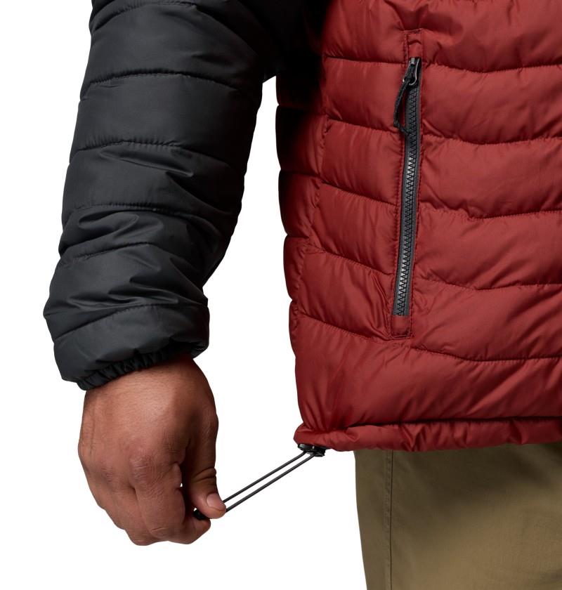 Powder Lite II Jacket, Extended - Mens - red oxide / shark 1