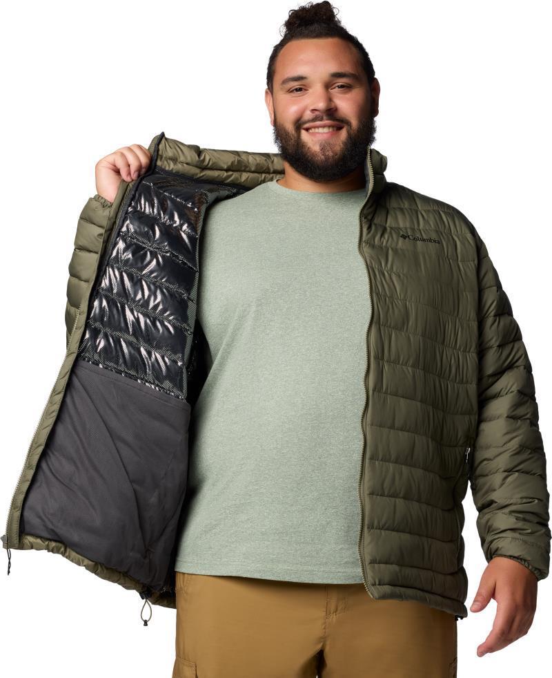 Powder Lite II Jacket, Extended - Mens - stone green 1