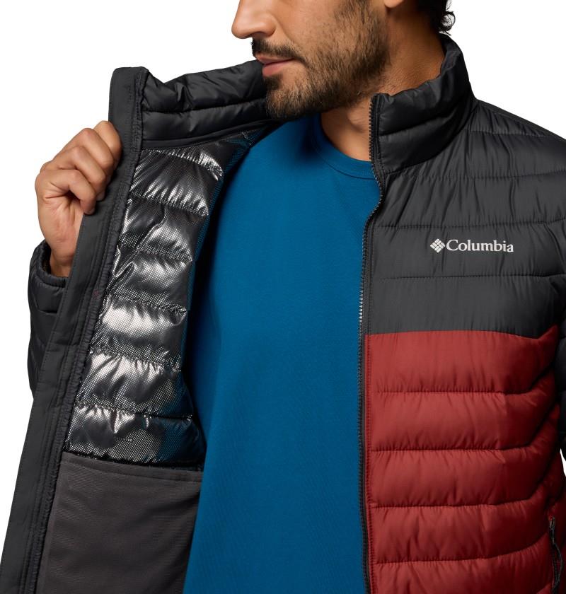 Powder Lite II Jacket - Mens - red oxide / shark 1