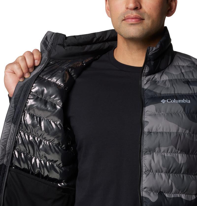 Powder Lite II Printed Vest - Mens - Black Mod Camo Print 3