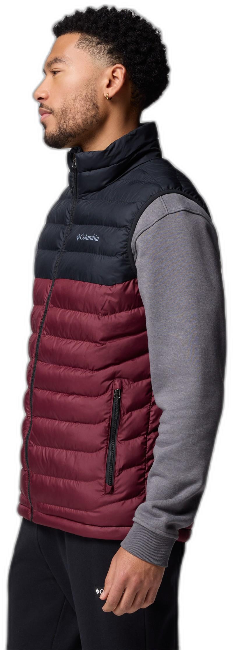 Powder Lite II Vest - Mens - rich wine / black 1