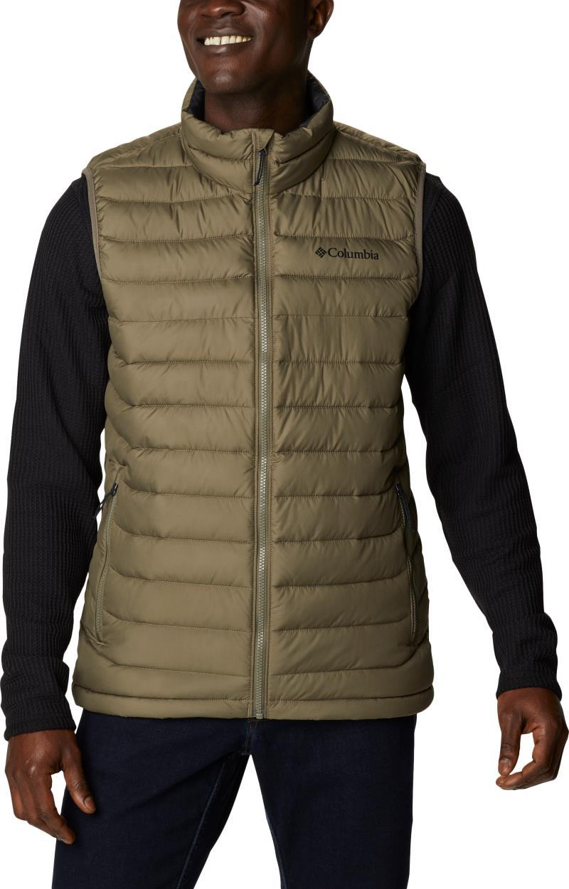 Powder Lite II Vest - Mens - stone green 1