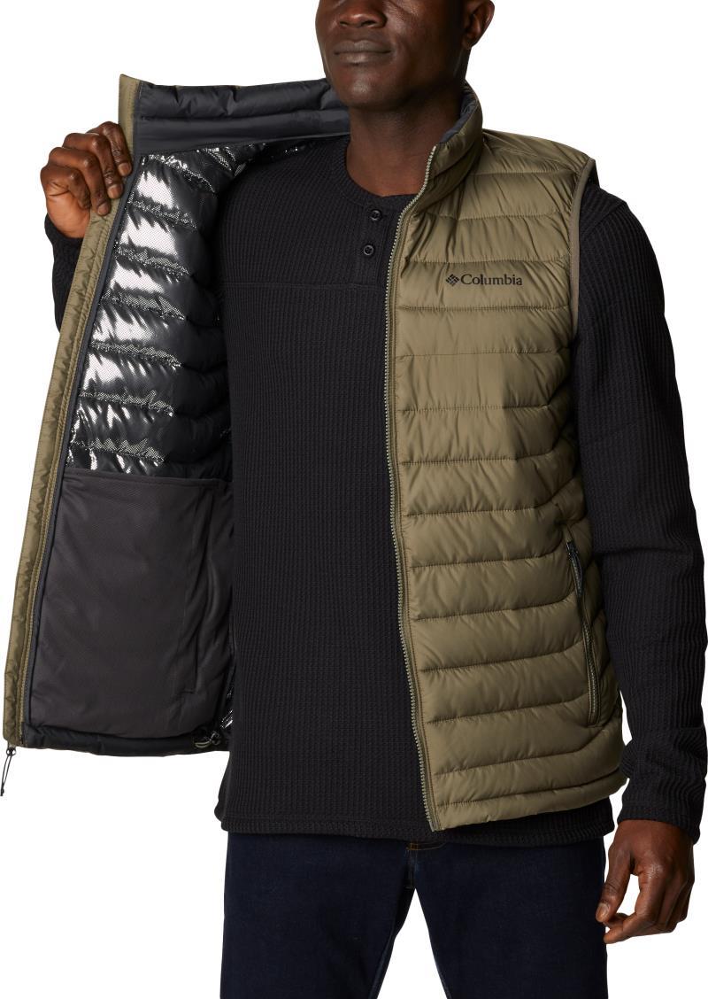 Powder Lite II Vest - Mens - stone green 1