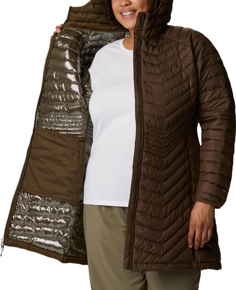 Powder Lite Mid Jacket - Plus - Womens - Olive Green 4