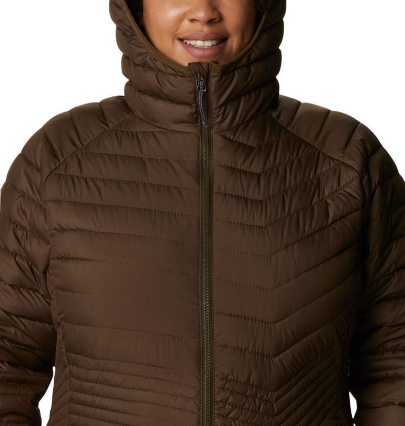 Powder Lite Mid Jacket - Plus - Womens - Olive Green 6