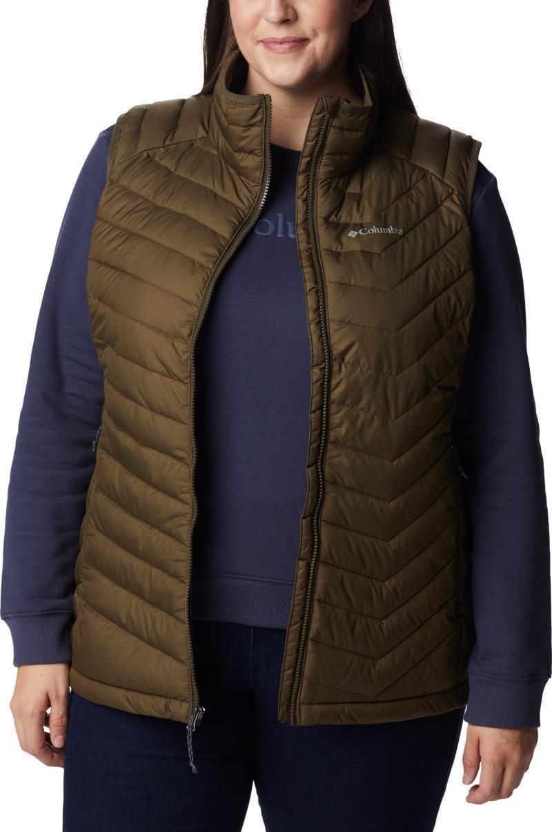 Powder Lite Vest - Plus - Womens - Olive Green 3