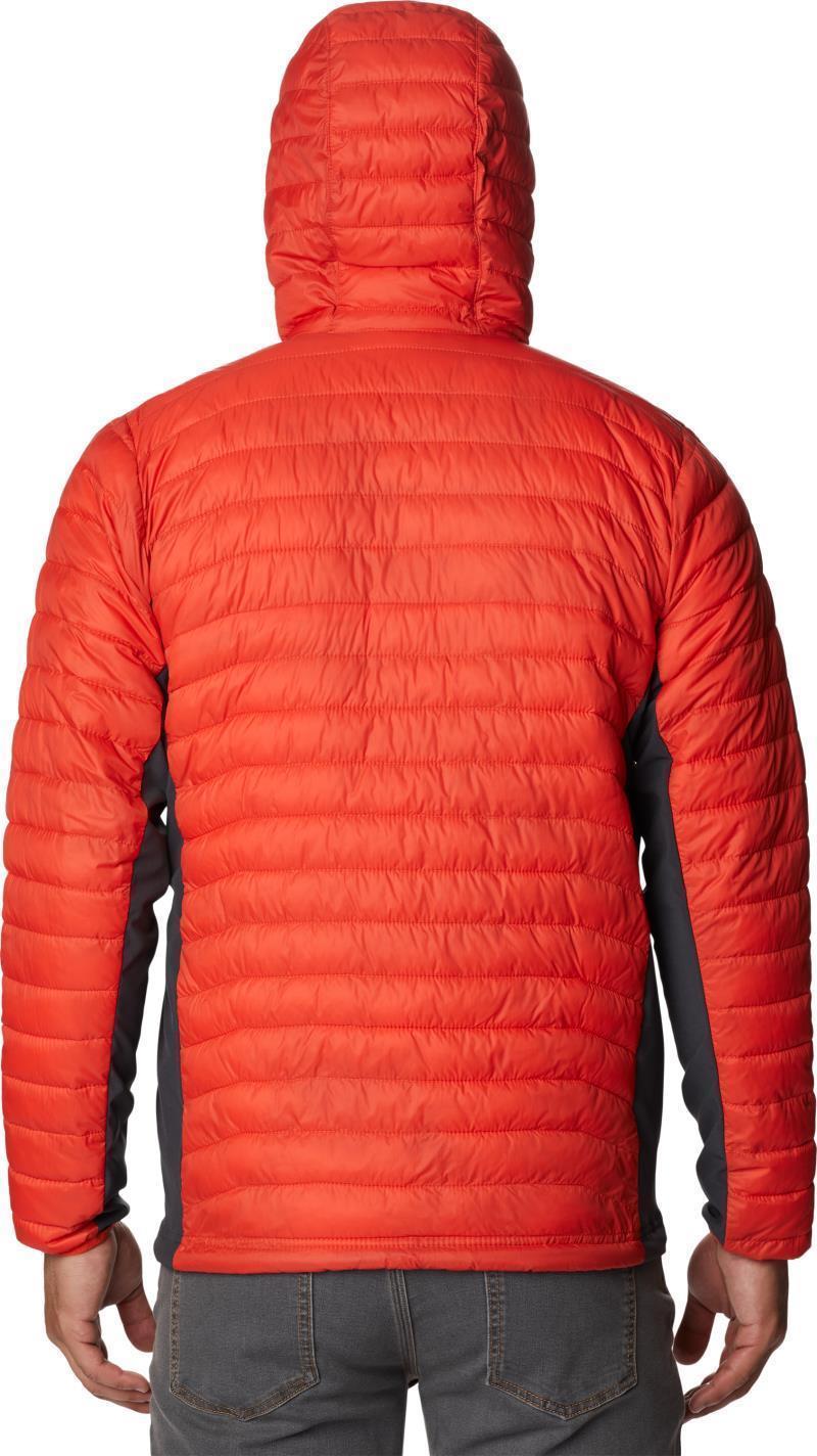 Powder Pass Hooded Jacket - Mens - Red Quartz / Shark 2