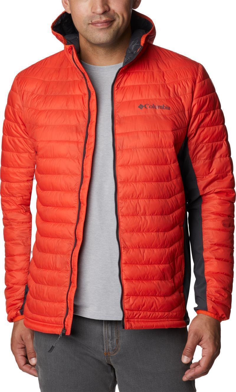 Powder Pass Hooded Jacket - Mens - Red Quartz / Shark 4