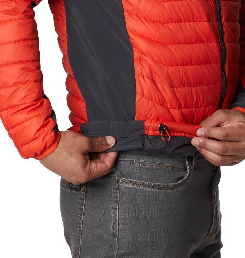 Powder Pass Hooded Jacket - Mens - Red Quartz / Shark 7