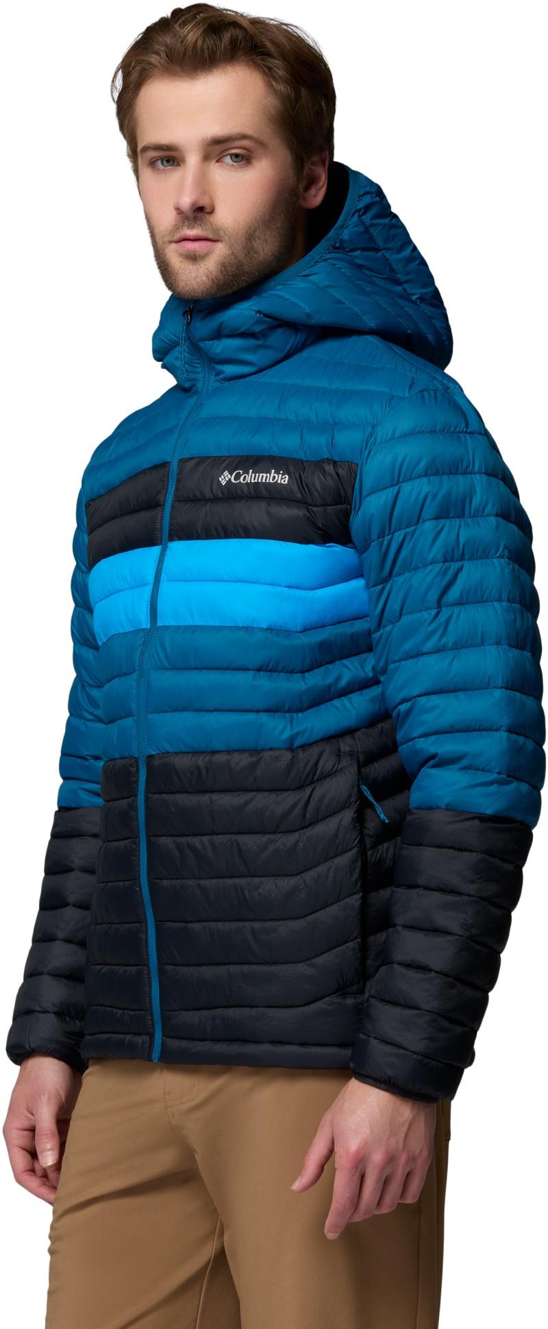 Powder Pass Hooded Jacket - Mens - black / phoenix blue / compass blue 1