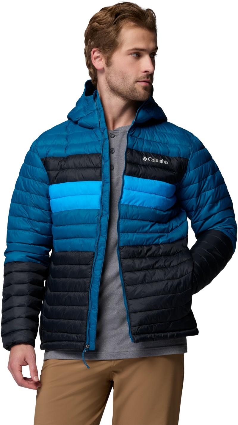 Powder Pass Hooded Jacket - Mens - black / phoenix blue / compass blue 1