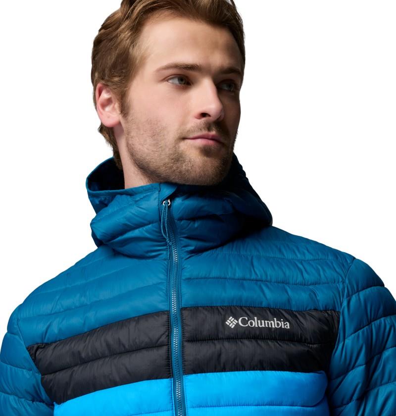Powder Pass Hooded Jacket - Mens - black / phoenix blue / compass blue 1