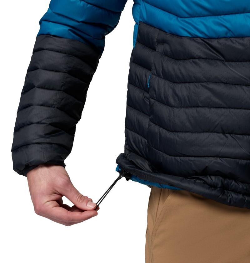 Powder Pass Hooded Jacket - Mens - black / phoenix blue / compass blue 1