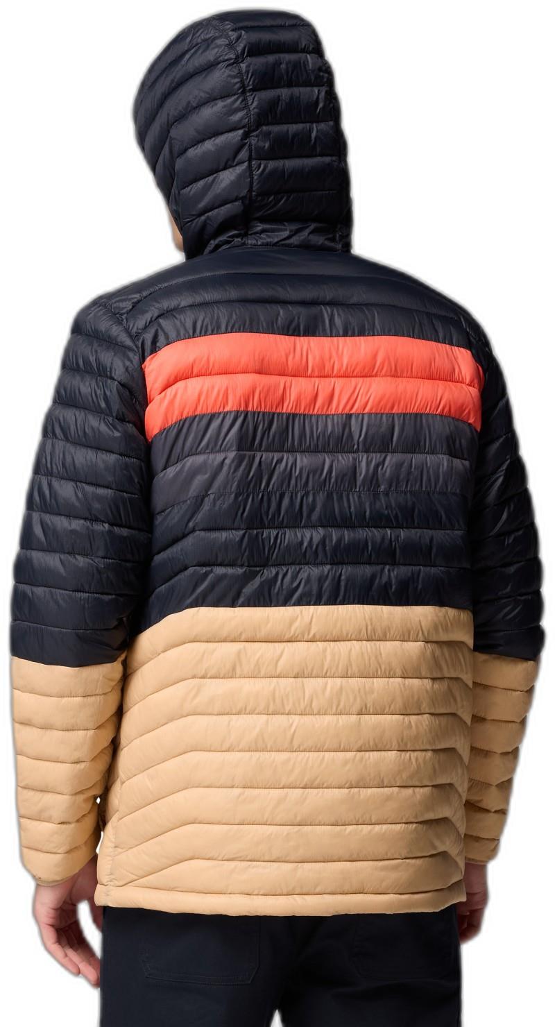 Powder Pass Hooded Jacket - Mens - canoe / black / zing / shark 1