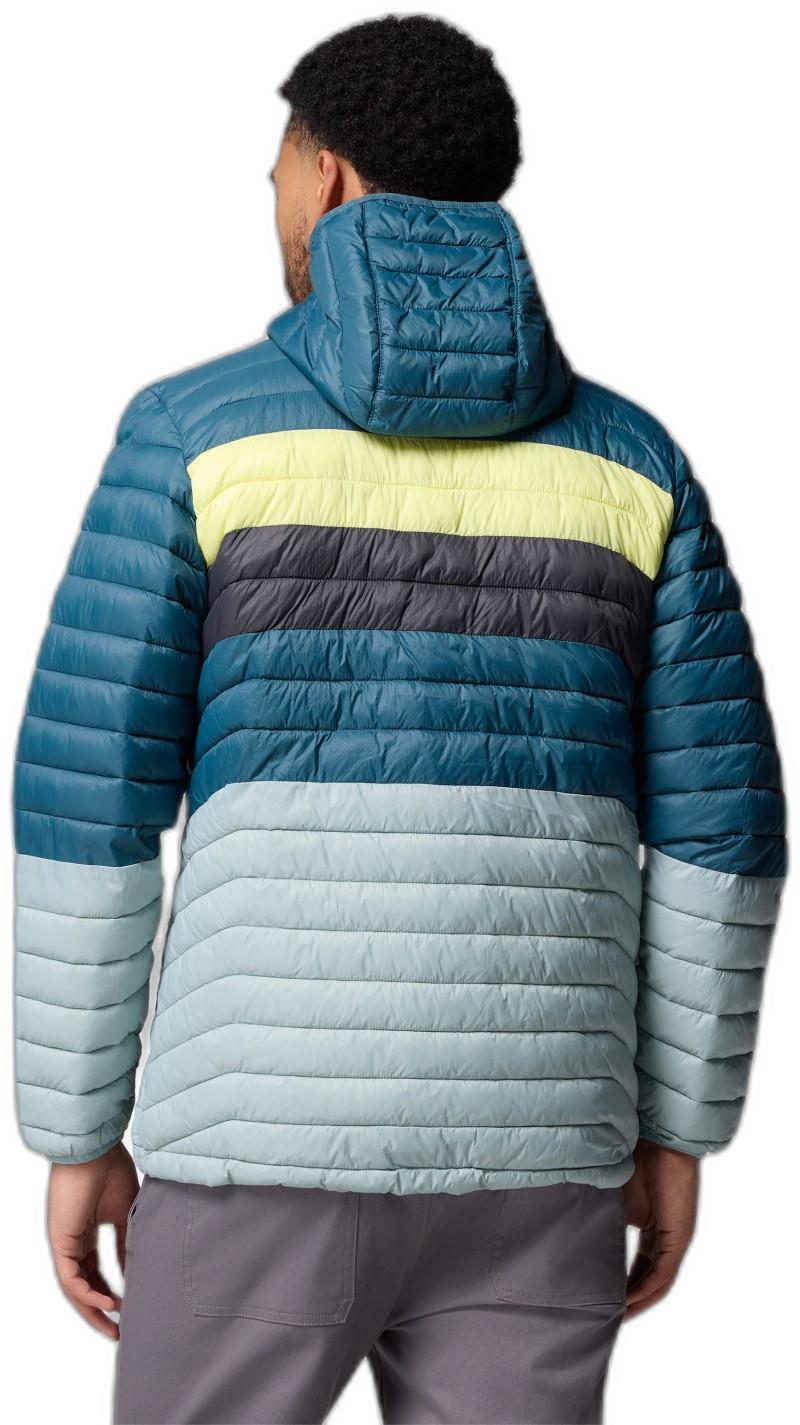 Powder Pass Hooded Jacket - Mens - crushed blue / everblue / neon light / shrk 1