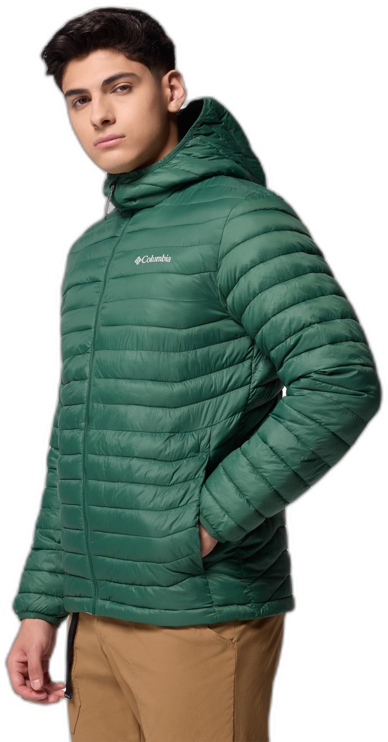 Powder Pass Hooded Jacket - Mens - rain forest 1