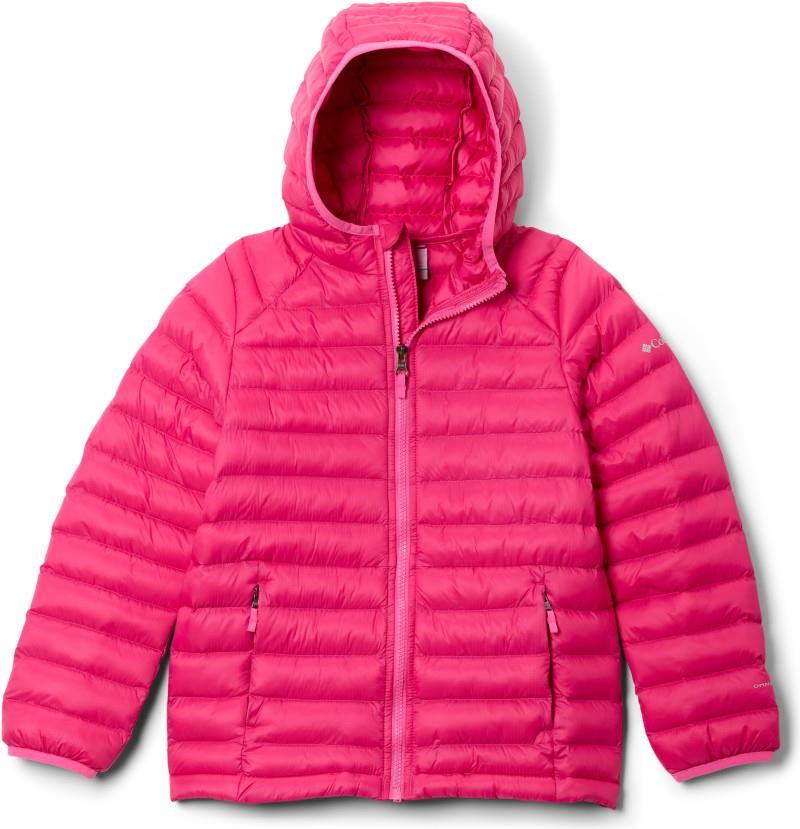 Powder Pass Hooded Jacket - Youth - guava pink 1