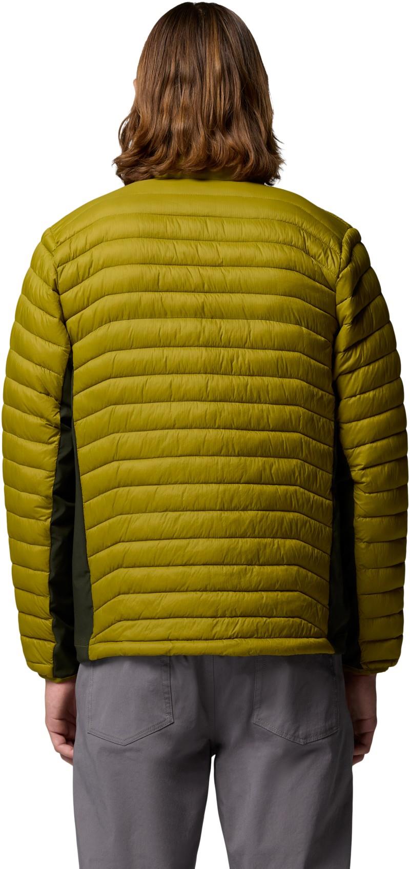 Powder Pass Hybrid Jacket - Mens - mossy green / greenscape 1
