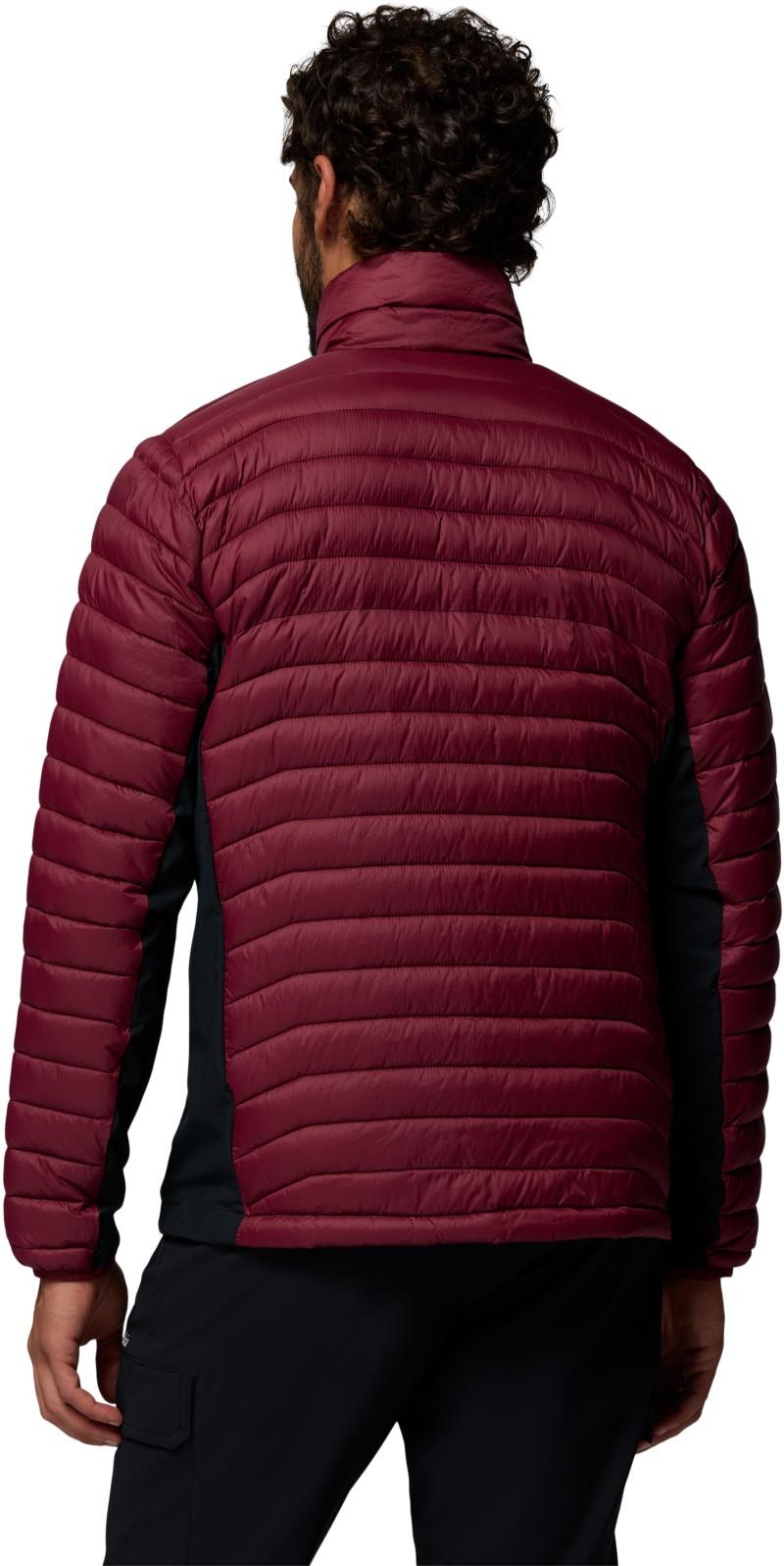 Powder Pass Hybrid Jacket - Mens - rich wine / black 1