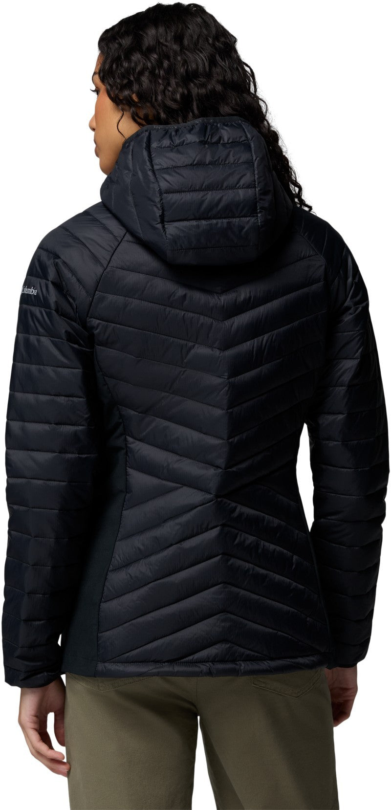 Powder Pass III Hybrid Hooded Jacket - Womens - black 1