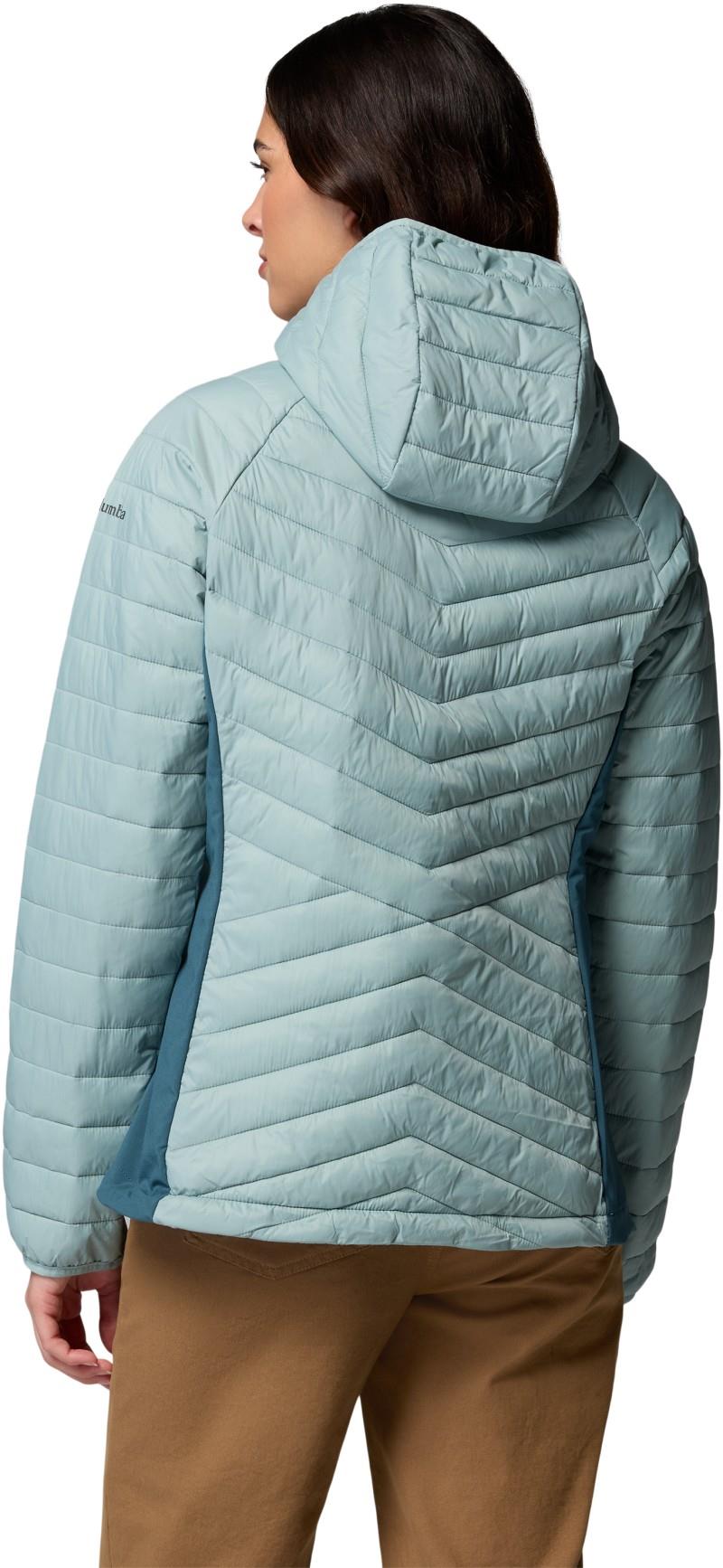 Powder Pass III Hybrid Hooded Jacket - Womens - crushed blue / everblue 1