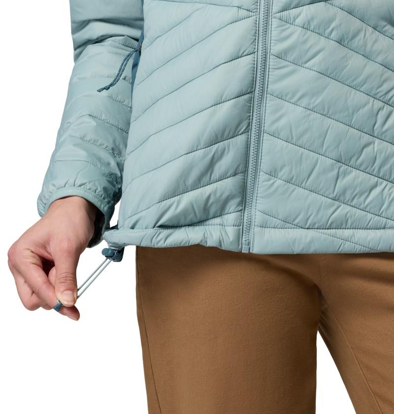 Powder Pass III Hybrid Hooded Jacket - Womens - crushed blue / everblue 1