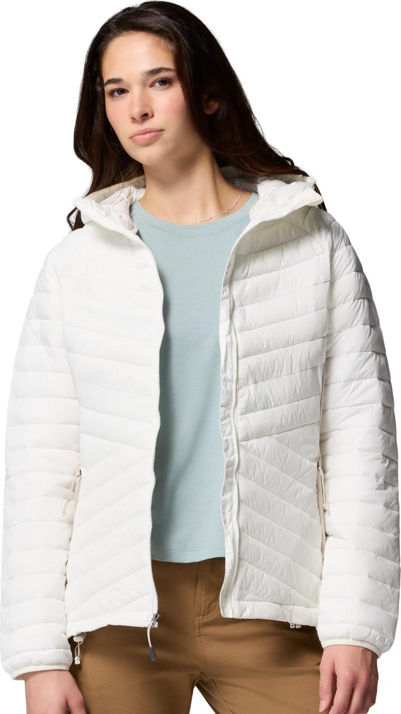 Powder Pass III Hybrid Hooded Jacket - Womens - sea salt / dark stone 1