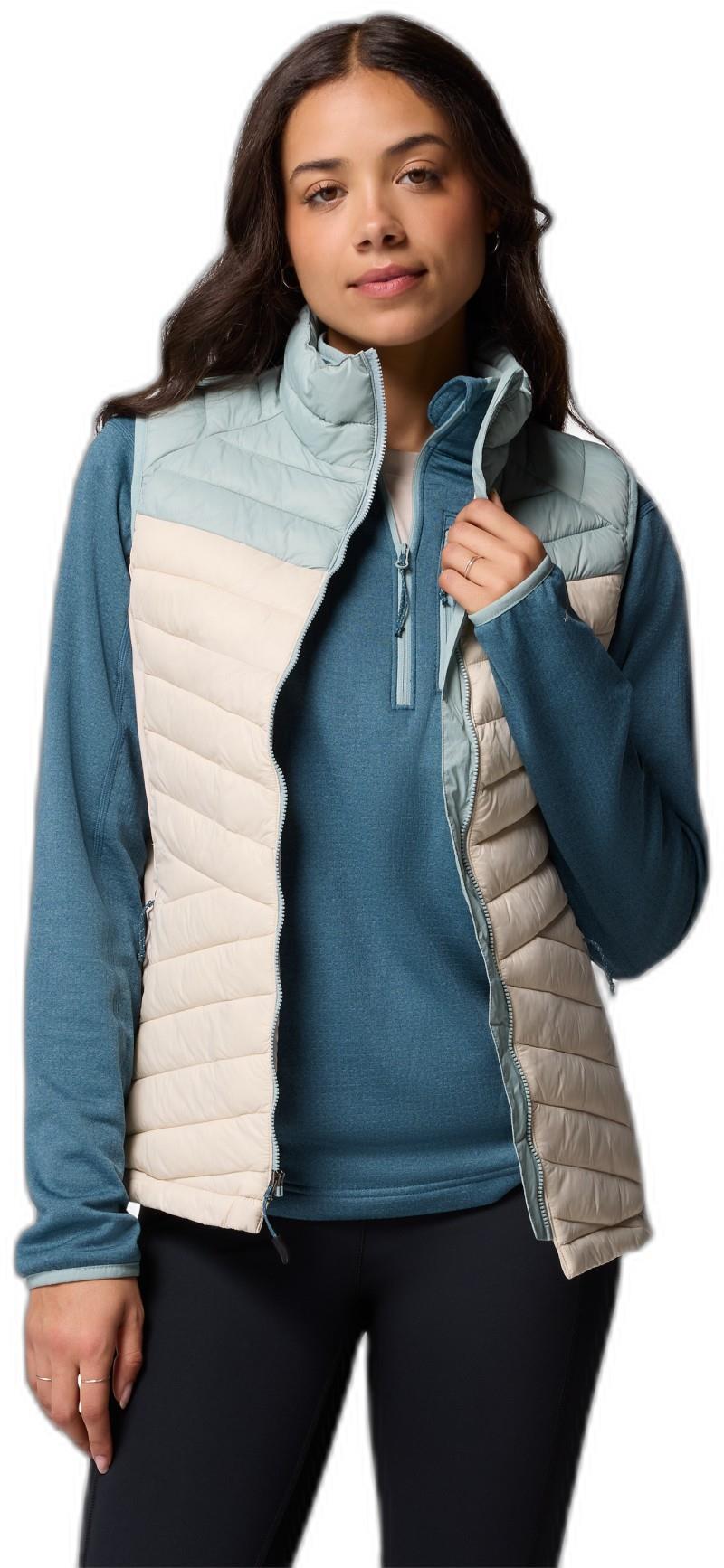 Powder Pass III Hybrid Vest - Womens - dark stone / crushed blue 1