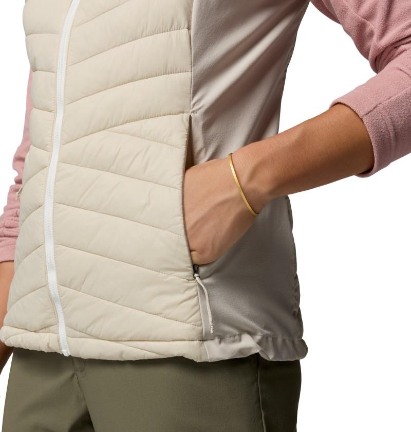 Powder Pass III Hybrid Vest - Womens - dark stone / sea salt 1