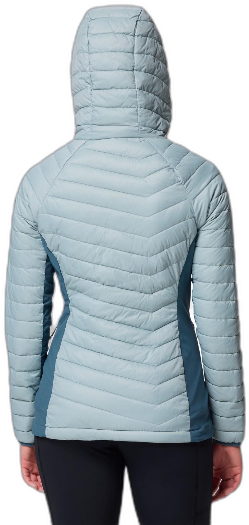Powder Pass II Hybrid Hooded Jacket - Womens - crushed blue / everblue 1