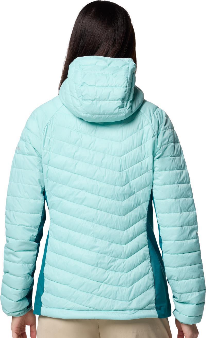 Powder Pass II Hybrid Hooded Jacket - Womens - spray / river blue 1