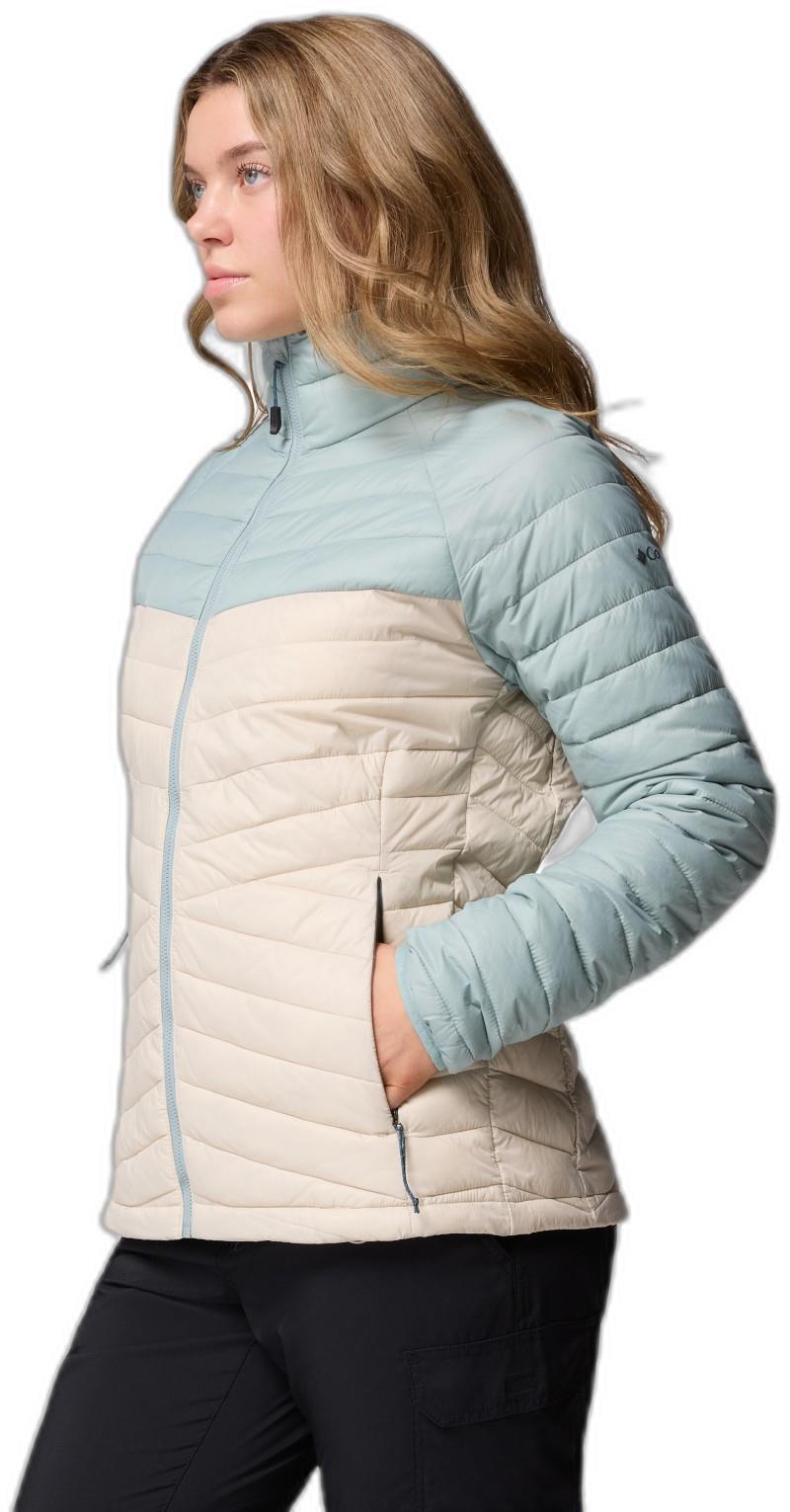 Powder Pass Jacket - Womens - dark stone / crushed blue 1