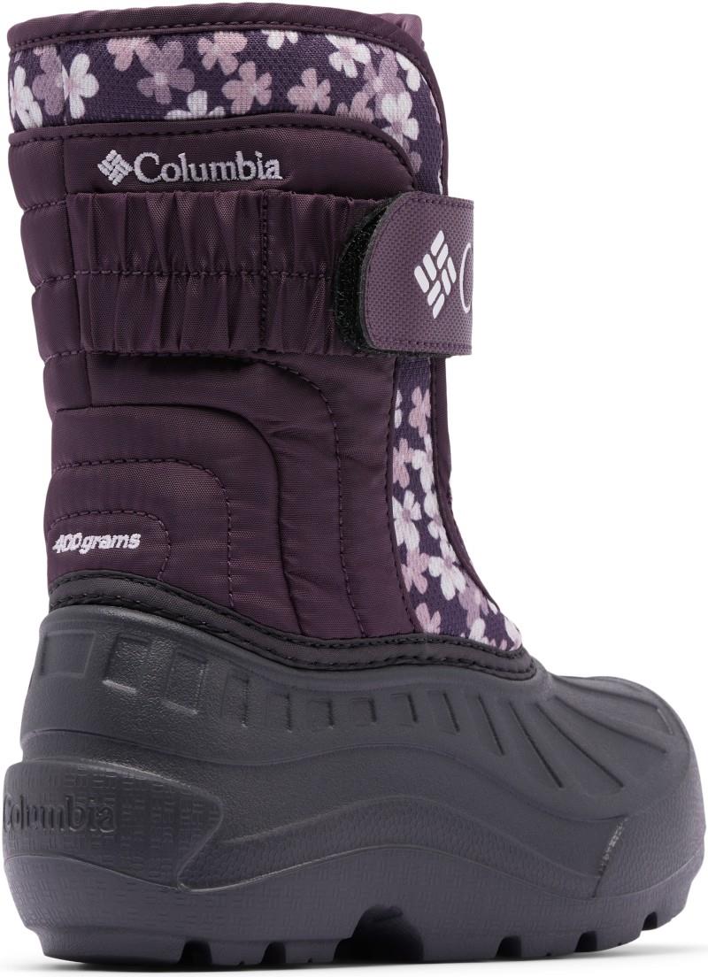 Powderbug Snowlite Strap - Little - dusty purple / dusty purple posies 1