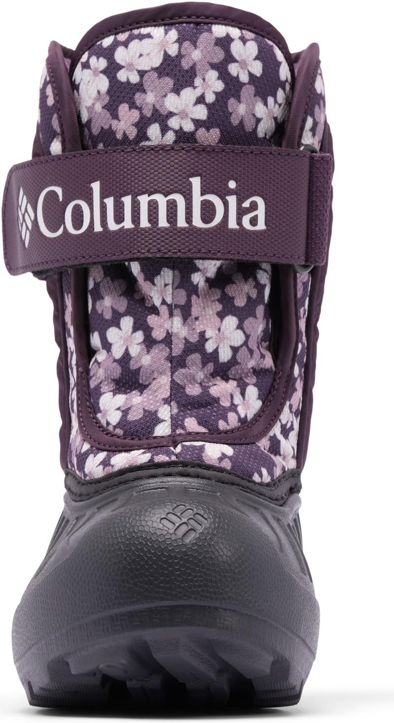 Powderbug Snowlite Strap - Little - dusty purple / dusty purple posies 1