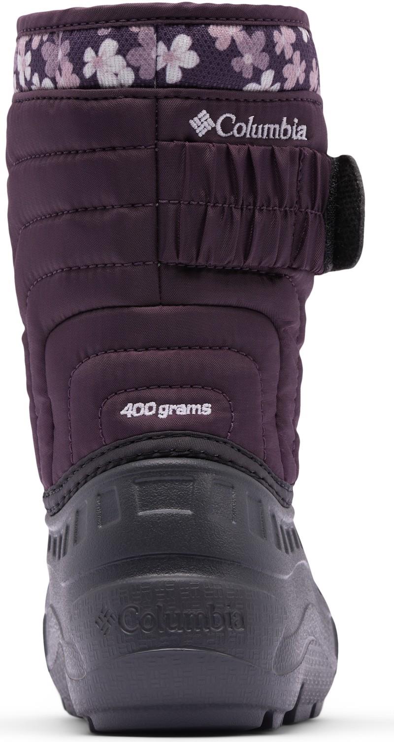 Powderbug Snowlite Strap - Little - dusty purple / dusty purple posies 1