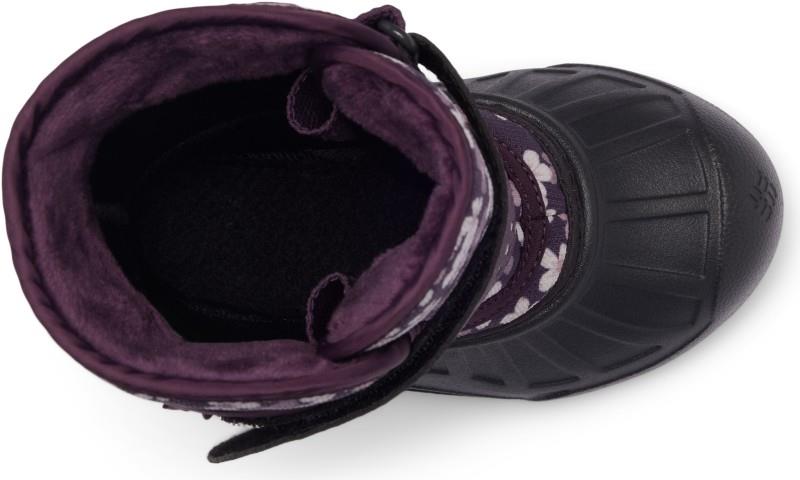 Powderbug Snowlite Strap - Little - dusty purple / dusty purple posies 1