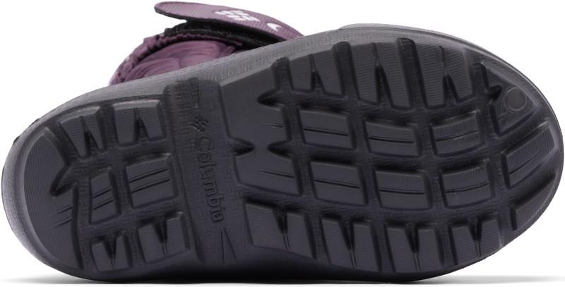 Powderbug Snowlite Strap - Little - dusty purple / dusty purple posies 1