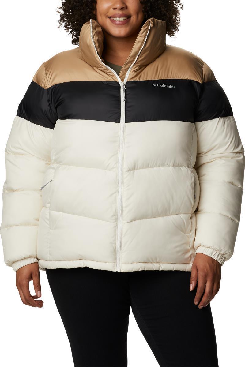 Puffect Color Blocked Jacket - Plus - Womens - Chalk / Black / Beach 1