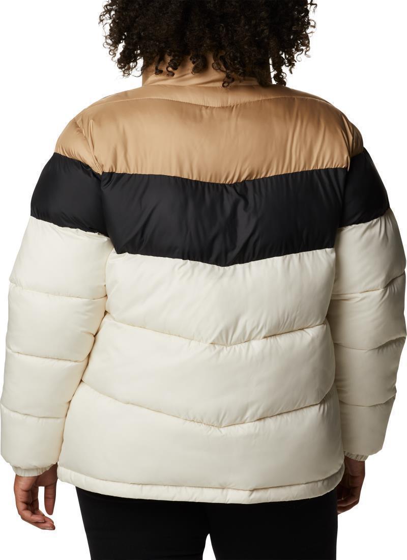 Puffect Color Blocked Jacket - Plus - Womens - Chalk / Black / Beach 2