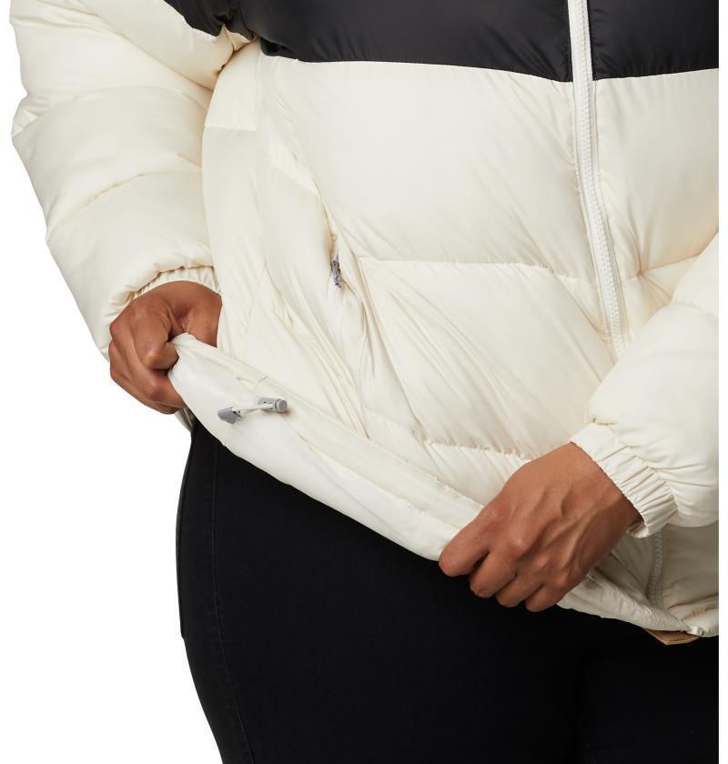 Puffect Color Blocked Jacket - Plus - Womens - Chalk / Black / Beach 7