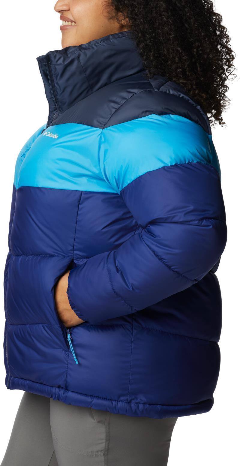 Puffect Color Blocked Jacket - Plus - Womens - Dark Sapphire / Blue Chill / Nocturnal 5
