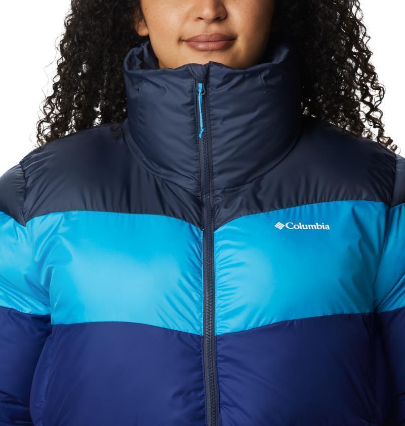 Puffect Color Blocked Jacket - Plus - Womens - Dark Sapphire / Blue Chill / Nocturnal 6
